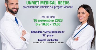 News evento presentazione dei progetti vincitori bando UNMET MEDICAL NEEDS