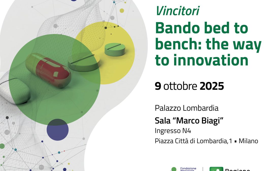 Presentazione vincitori Bando “From Bed To Bench: The Way To Innovation”